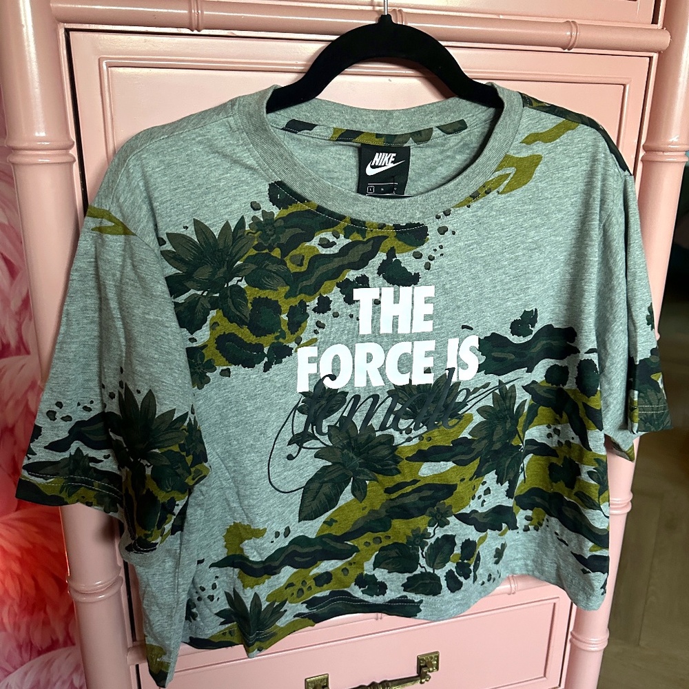 NWT Nike The Force is Female Crop Top